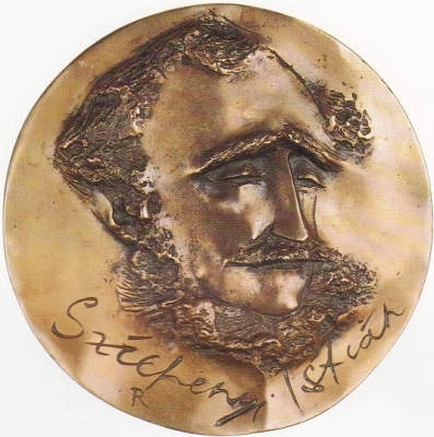 1989, Gróf Széchenyi István II, bronz